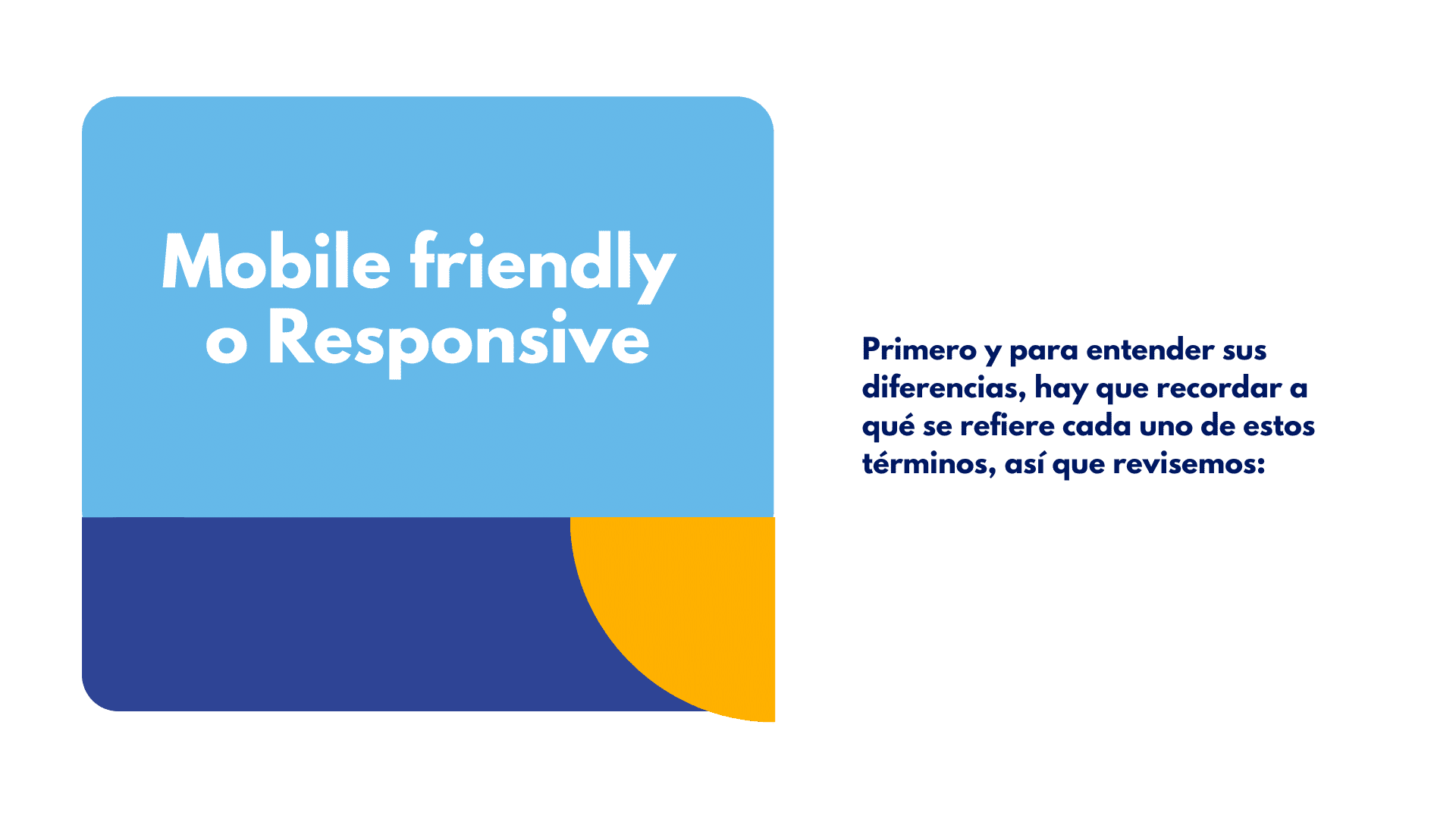 mobile friendly o responsive